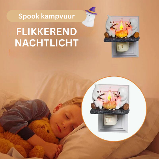 GhostFlame | Het realistische flikkereffect van dit charmante nachtlampje bootst een kampvuur na