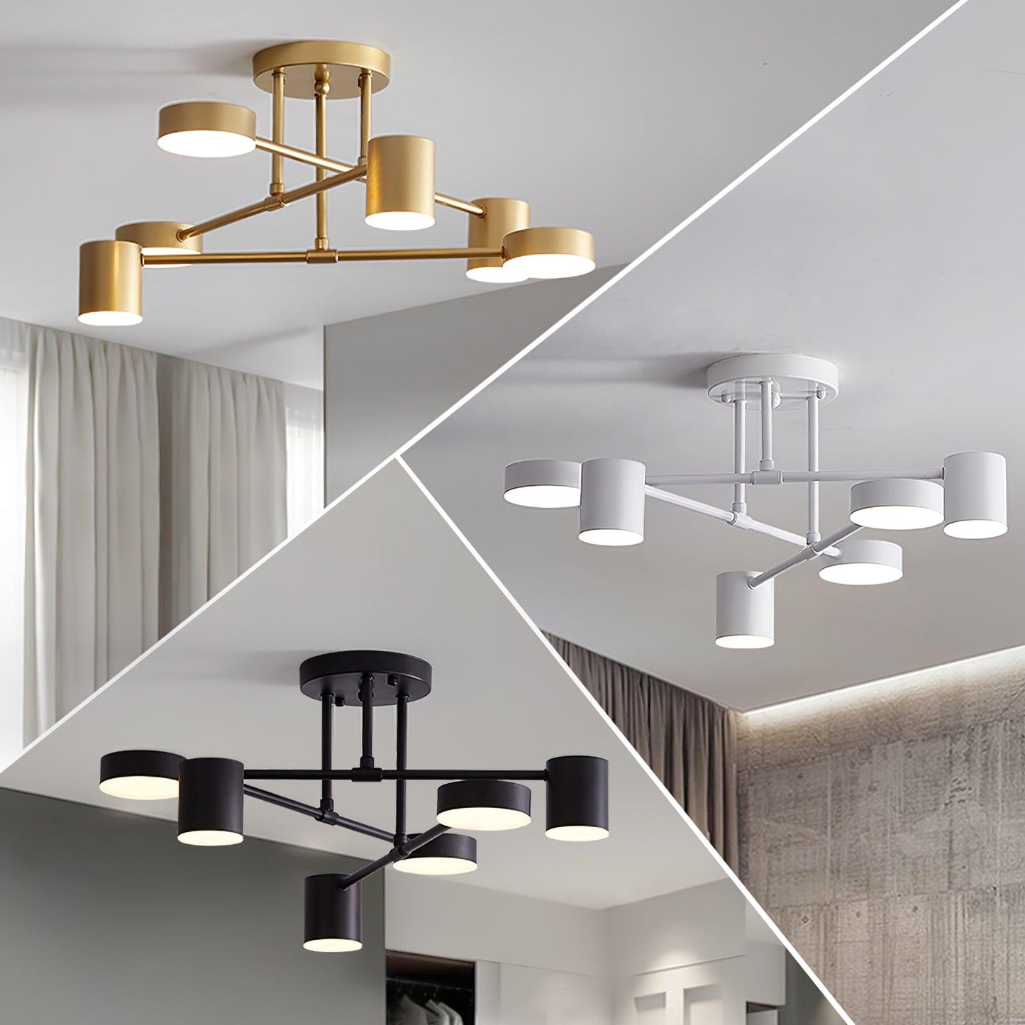 Sputnik Minimalistische Plafondlamp van Acryl