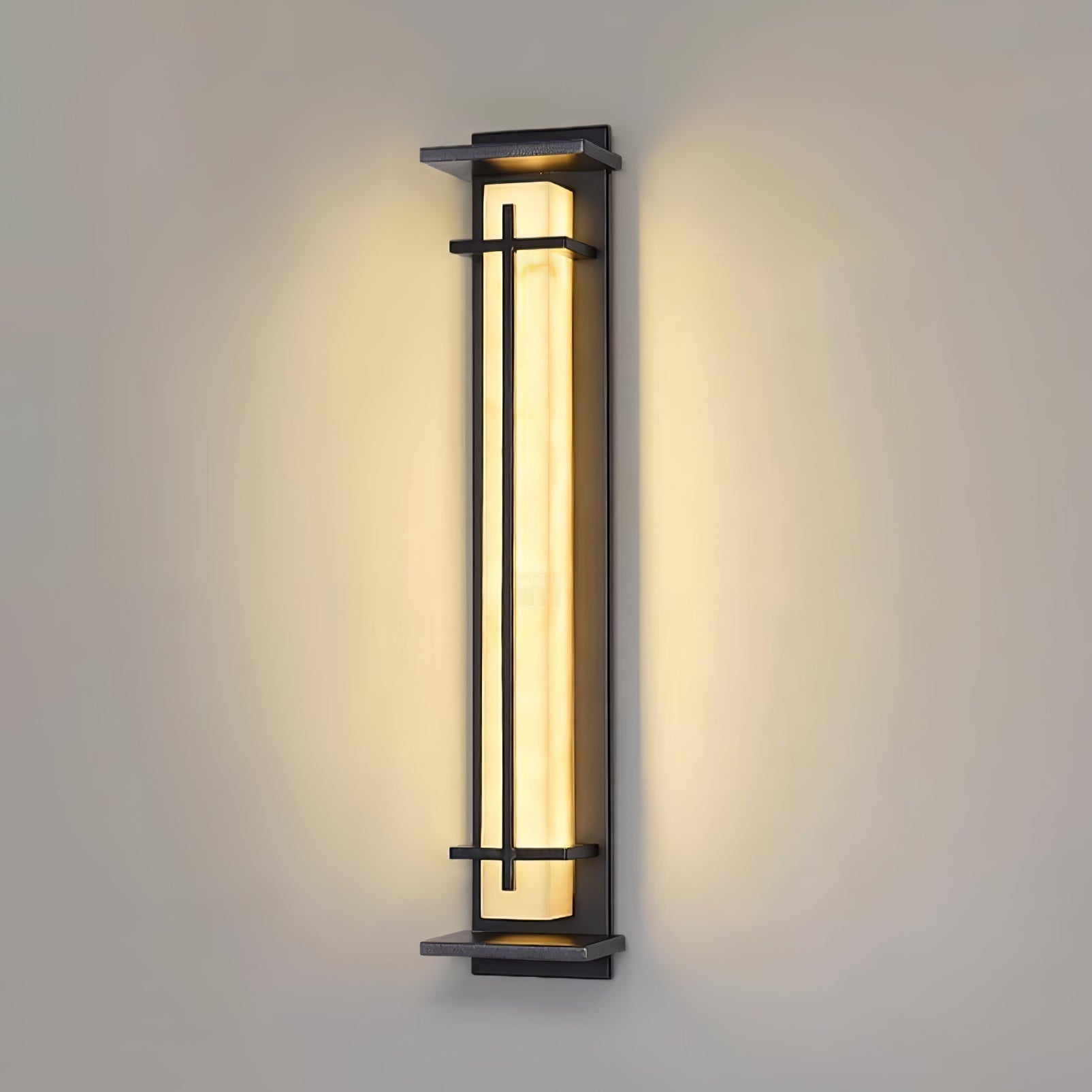 Buitenwandlamp Waterdicht LED Alabaster Stijl Buitenlamp