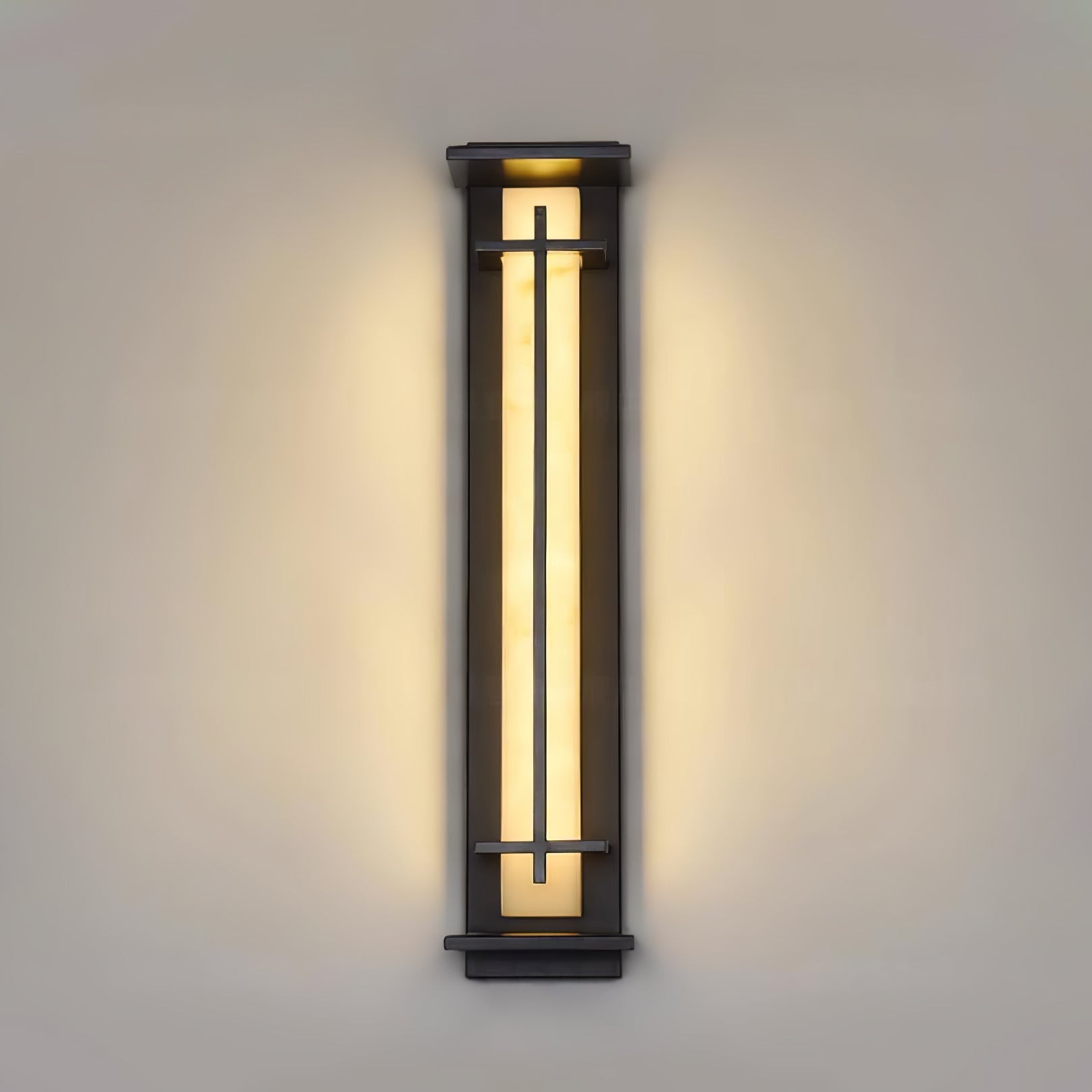 Buitenwandlamp Waterdicht LED Alabaster Stijl Buitenlamp
