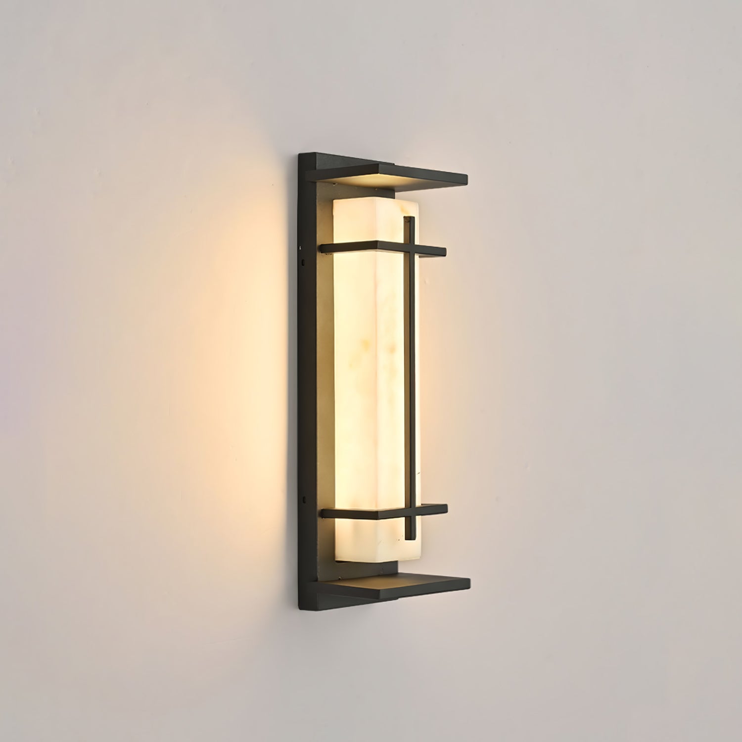 Buitenwandlamp Waterdicht LED Alabaster Stijl Buitenlamp