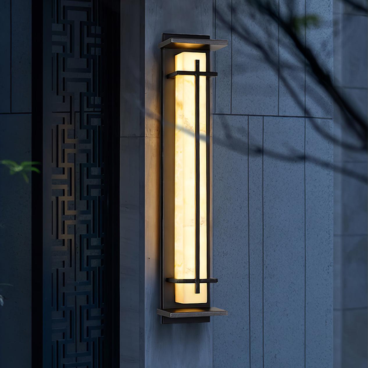 Buitenwandlamp Waterdicht LED Alabaster Stijl Buitenlamp