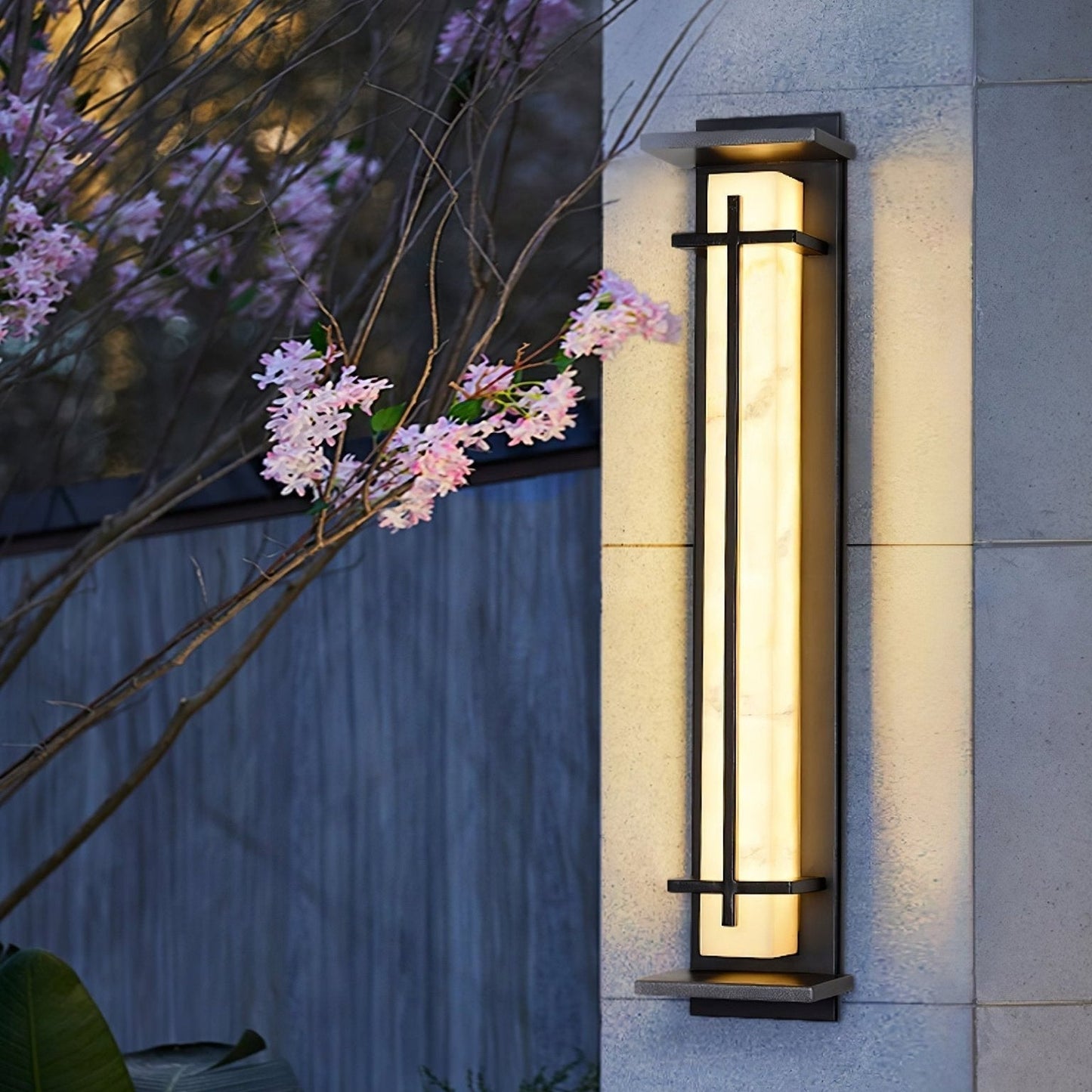 Buitenwandlamp Waterdicht LED Alabaster Stijl Buitenlamp