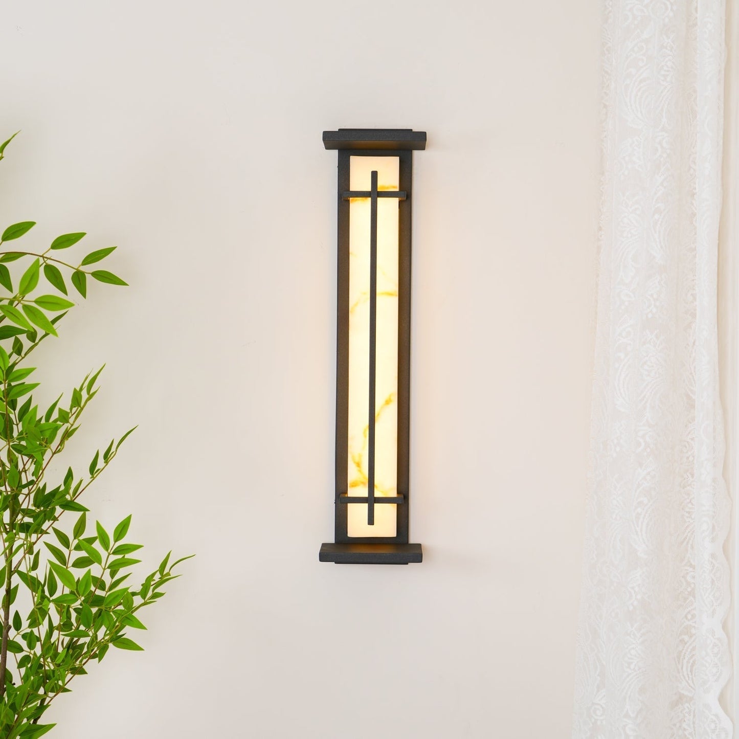 Buitenwandlamp Waterdicht LED Alabaster Stijl Buitenlamp