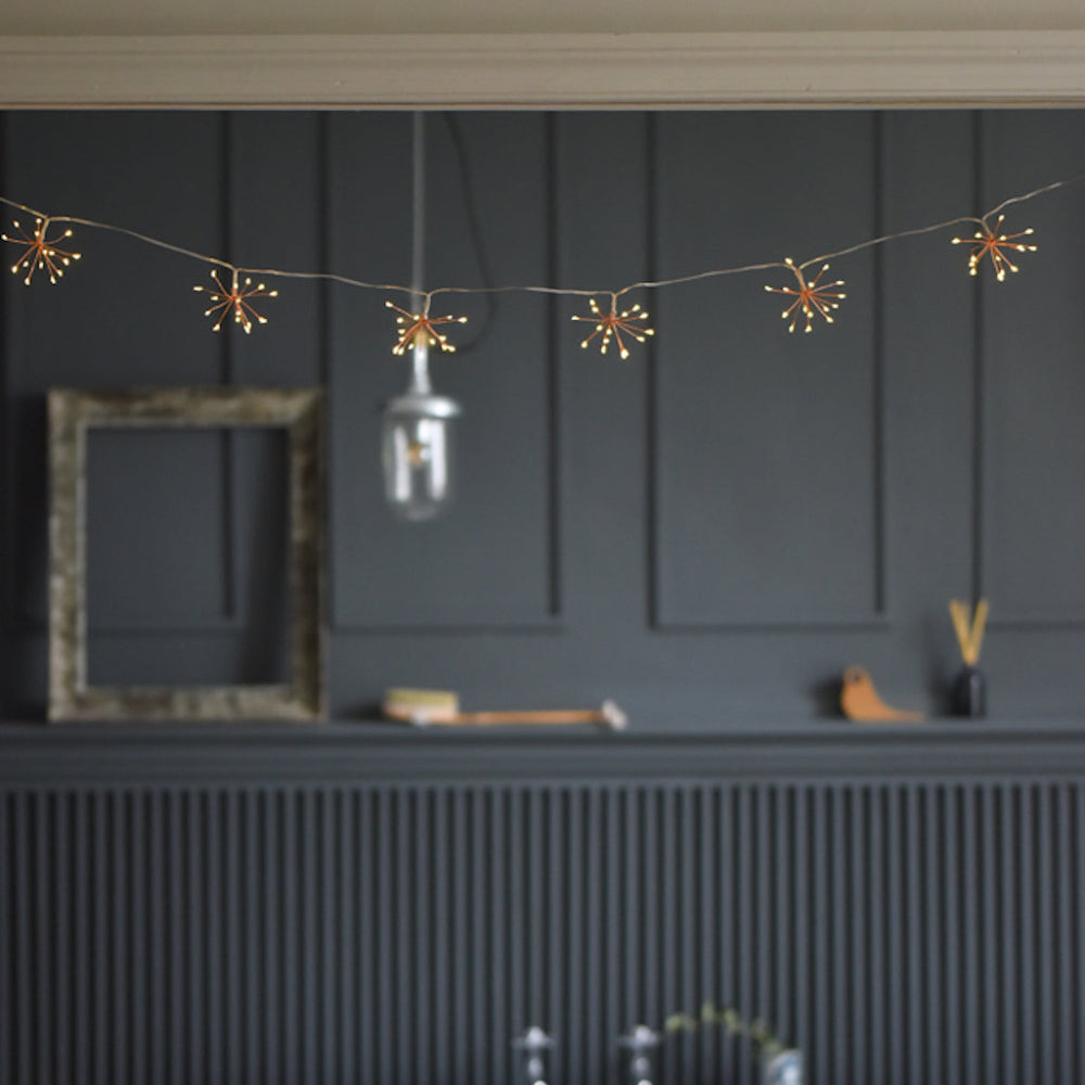 Starburra - Starburst-Lichterketting van koper