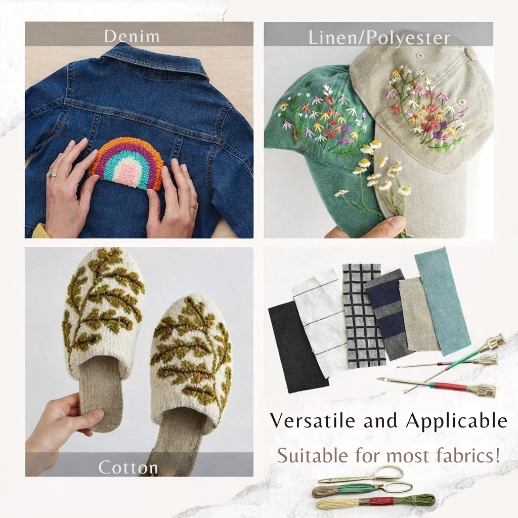 Stickset | Precieze borduurtechniek | Ergonomische grip comfort | StitchSage