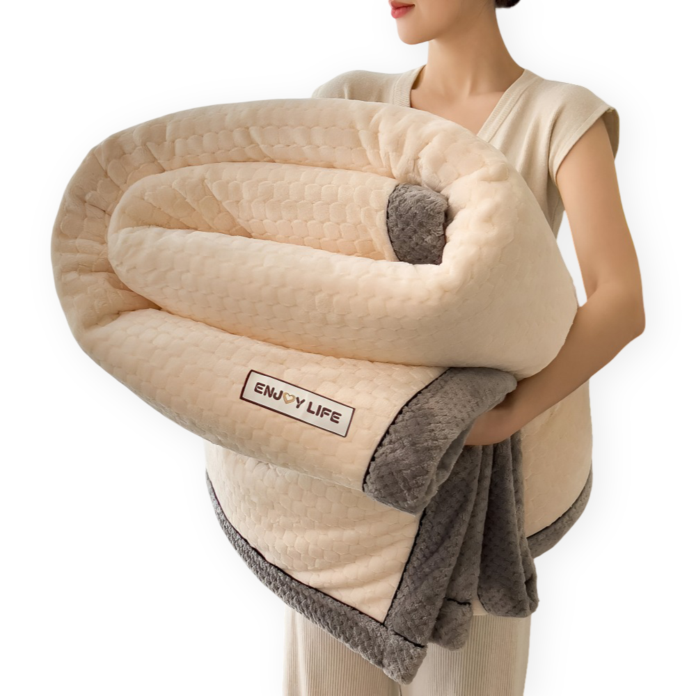 Stijlvolle Ultra-zachte Pluche Knuffeldeken - Luxe Jaarrond Worpdeken - Dikke en Fluffy Winterwarmte Essentieel