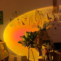 LED Kleurenprojector Vloerlamp | Minimalistisch Halo Licht Effect