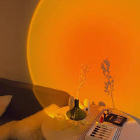 LED Kleurenprojector Vloerlamp | Minimalistisch Halo Licht Effect