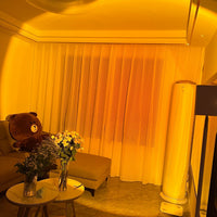 LED Kleurenprojector Vloerlamp | Minimalistisch Halo Licht Effect