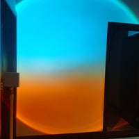 LED Kleurenprojector Vloerlamp | Minimalistisch Halo Licht Effect