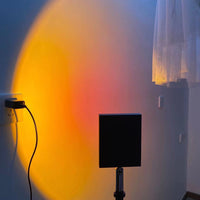 LED Kleurenprojector Vloerlamp | Minimalistisch Halo Licht Effect