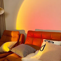 LED Kleurenprojector Vloerlamp | Minimalistisch Halo Licht Effect