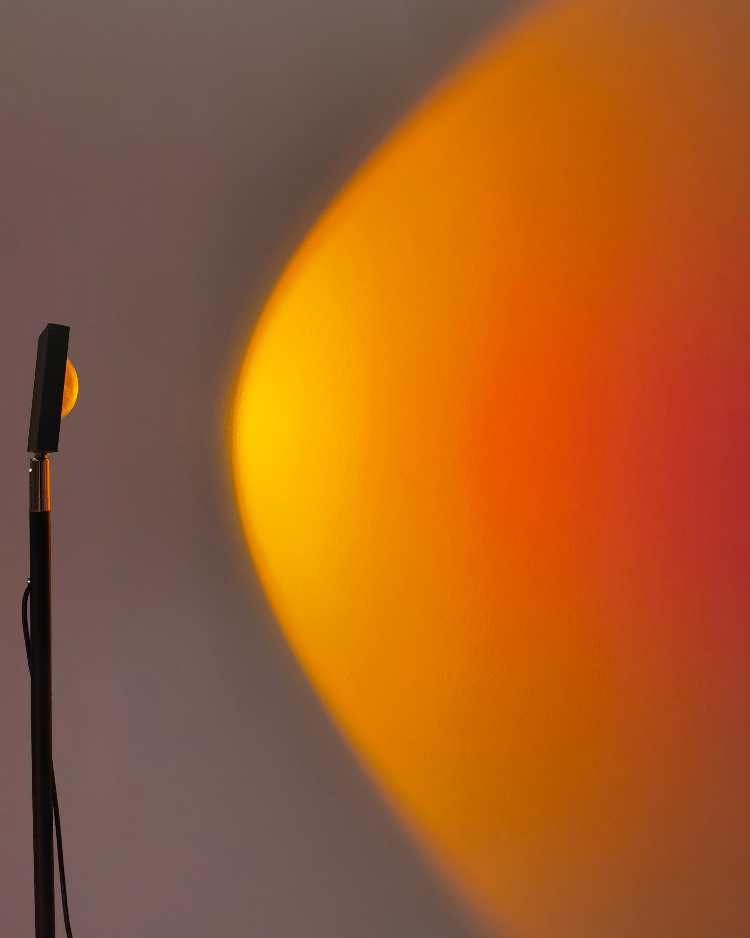 LED Kleurenprojector Vloerlamp | Minimalistisch Halo Licht Effect