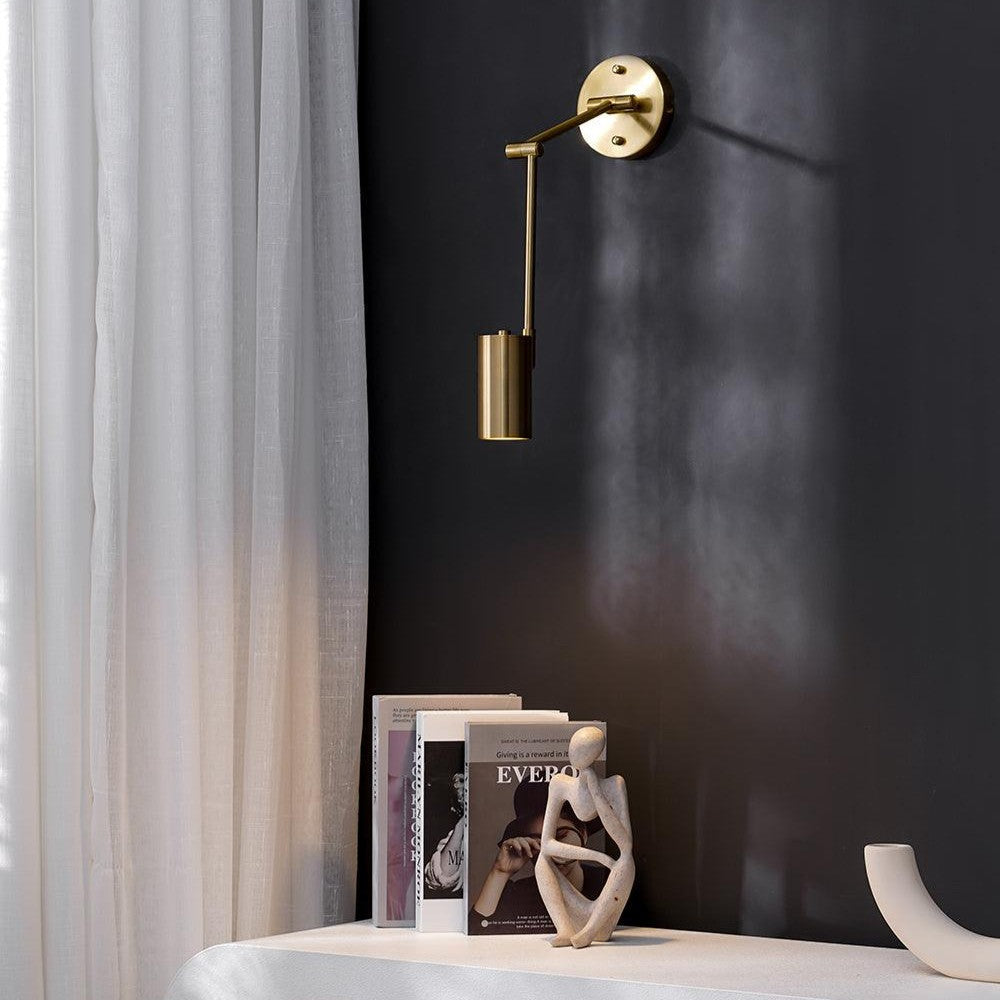 De Axis Verstelbare Moderne Metalen Wandlamp