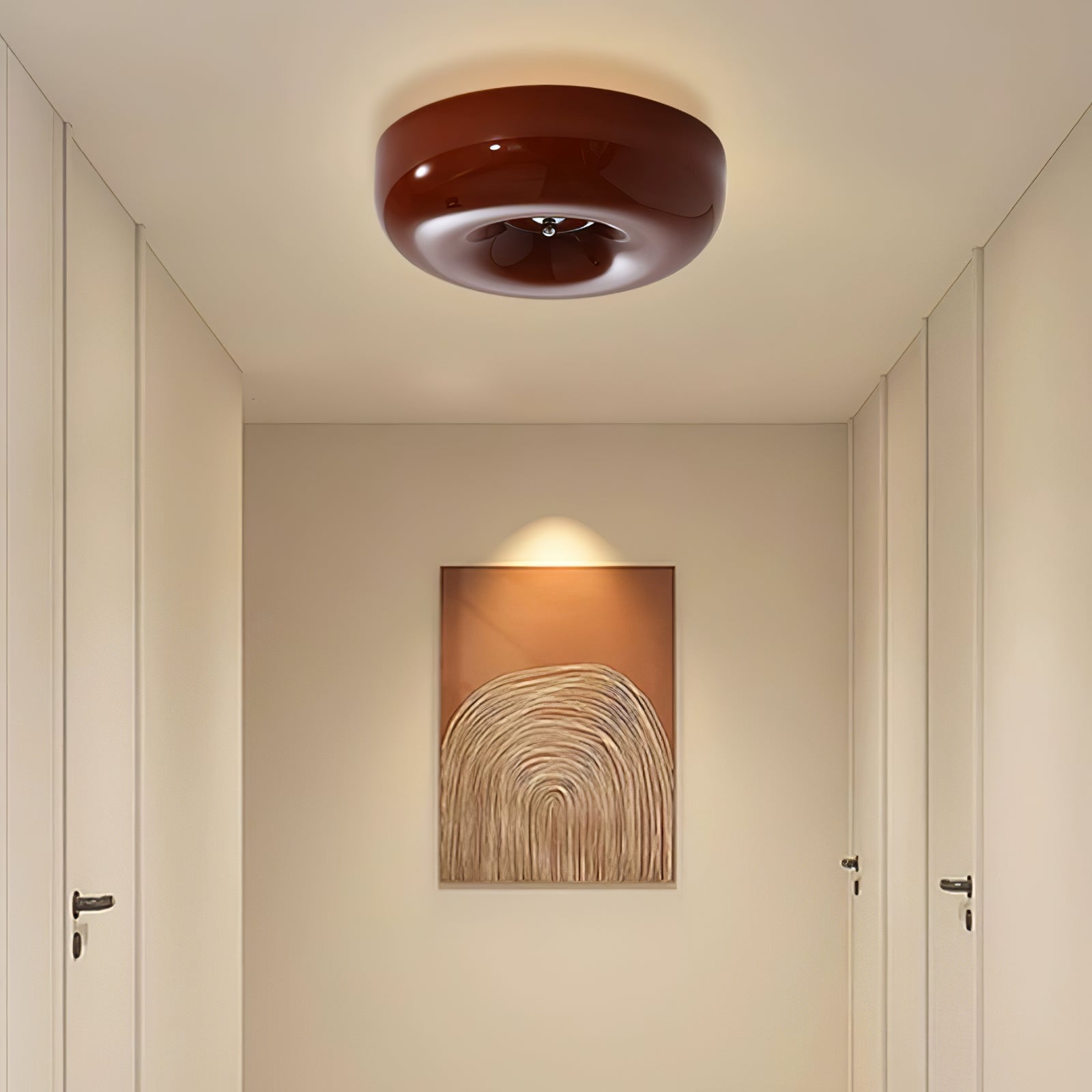 Afralia Moderne Plafondlamp van Draaiglas