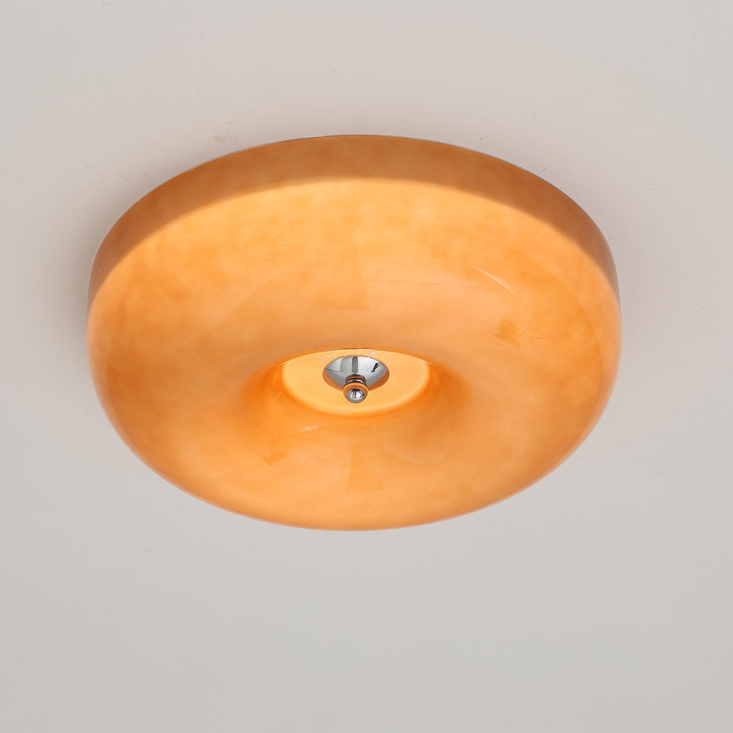 Afralia Moderne Plafondlamp van Draaiglas