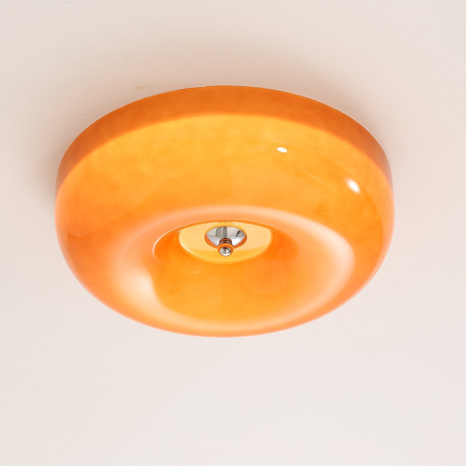 Afralia Moderne Plafondlamp van Draaiglas