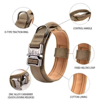 Hondenhalsband met Handvat – Robuust & Verstelbaar