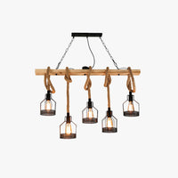 Epoch Retro Industriële LED Hanglamp in Zwart Metaal, Voor Bar