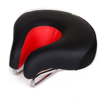 Neusloze Fietszadel Mountainbike Verdikte Zachte Padding (Rood)