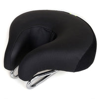 Brehn | Noseless Fiets Zadel Mountainbike Verdikte Zachte Padding (Zwart)