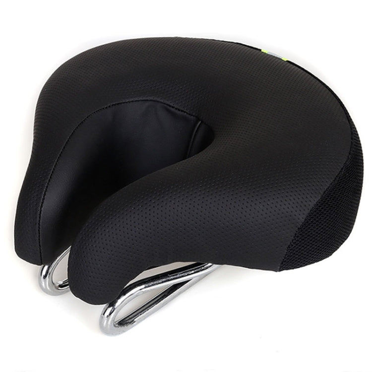 Brehn | Noseless Fiets Zadel Mountainbike Verdikte Zachte Padding (Zwart)
