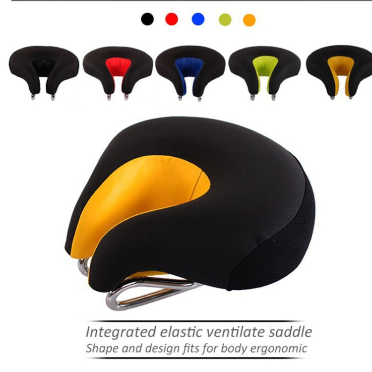Brehn | Noseless Fiets Zadel Mountainbike Verdikte Zachte Padding (Zwart)