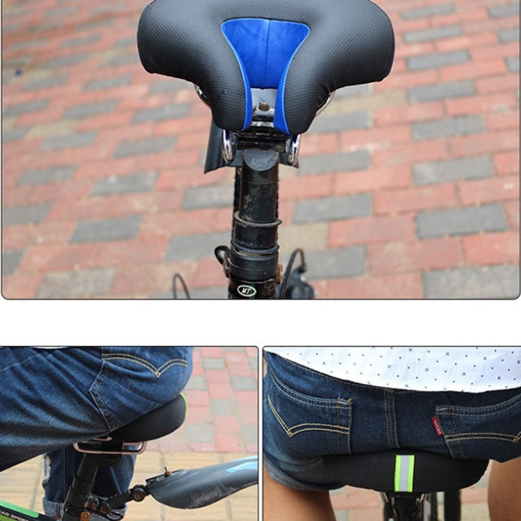 Brehn | Noseless Fiets Zadel Mountainbike Verdikte Zachte Padding (Zwart)