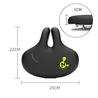 Fiets Zonder Neus Mountainbike Zadel Comfortabele Schokdemping Fiets Outdoor Fietsaccessoires Zadel (Zwart)