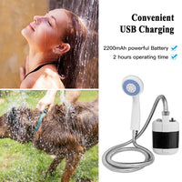Brehn | KE-801 Buiten Elektro Douche Camping Oplaadbare Draagbare Douchkop