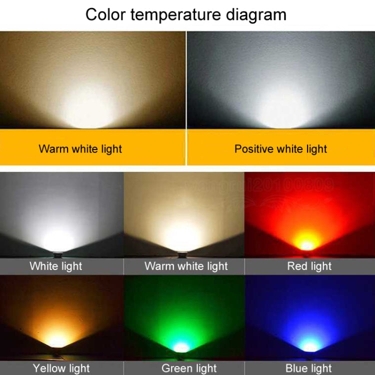 LED Flutlicht COB Buiten waterdichte Spotlight Billboard Lichten Tuinlamp, Kleur: 20W 7 Kleuren