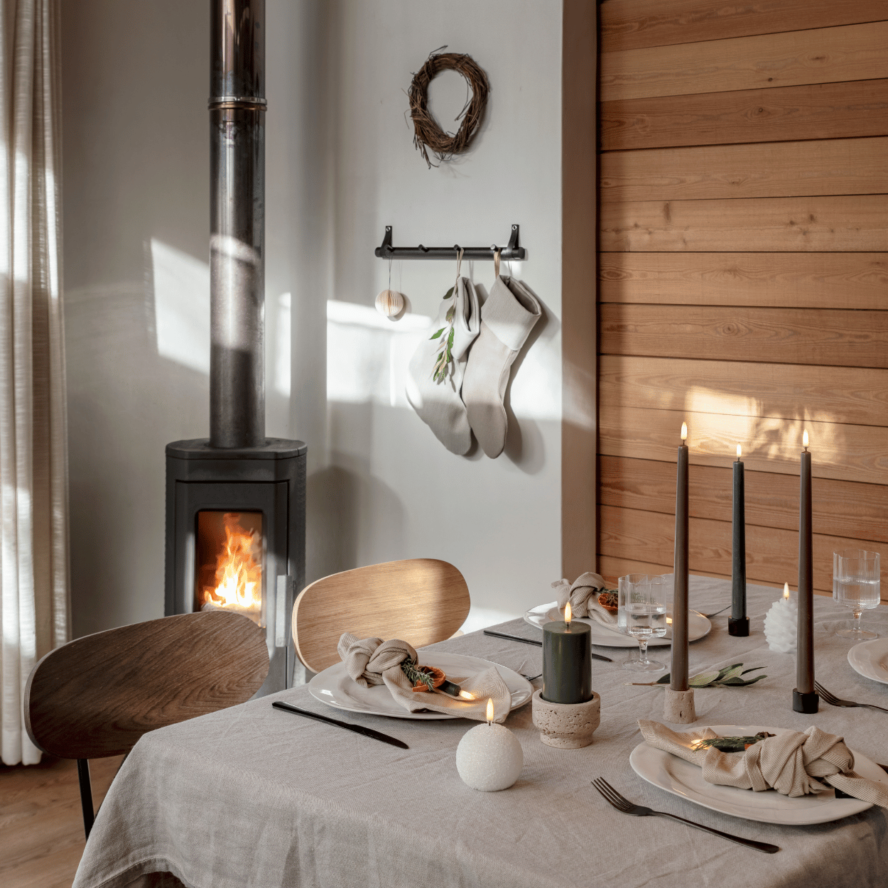 Brehn | WinterShine – Elegante LED Kaars in Sneeuwbol-Design