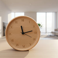 WOODMORN – Elegante wekker van beukenhout voor een stijlvol thuis