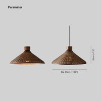 Silva Retro Design LED Hanglamp Riet Woonkamer/Restaurant/Hotel