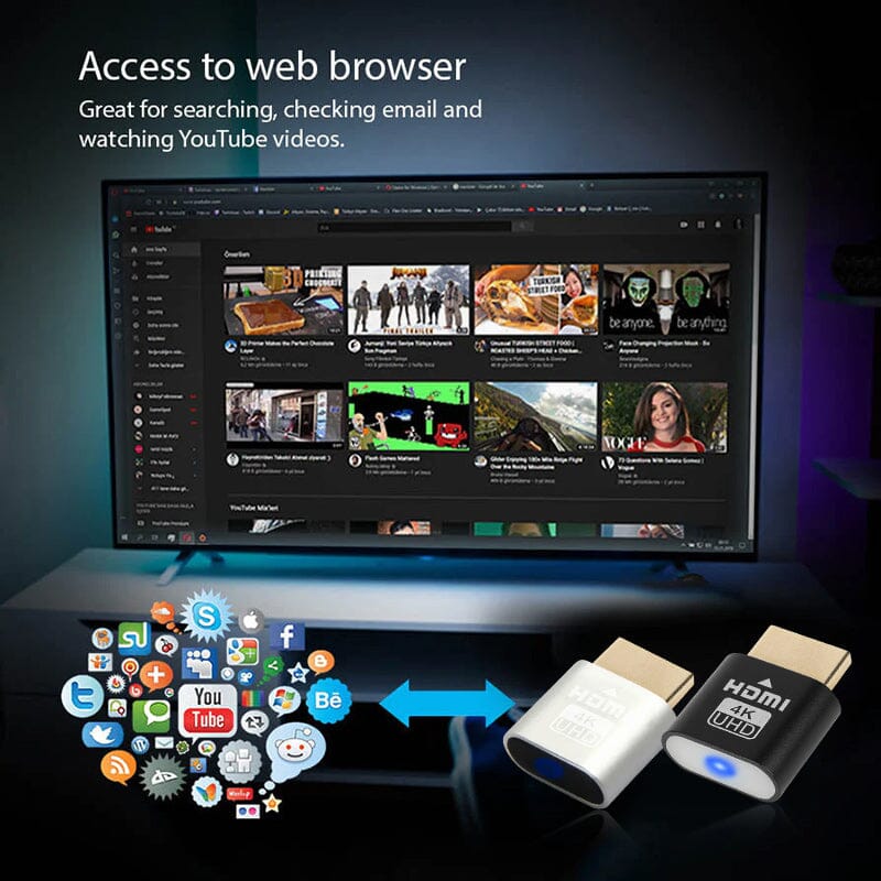4K HDMI TV-streamingapparaat met eenvoudige installatie