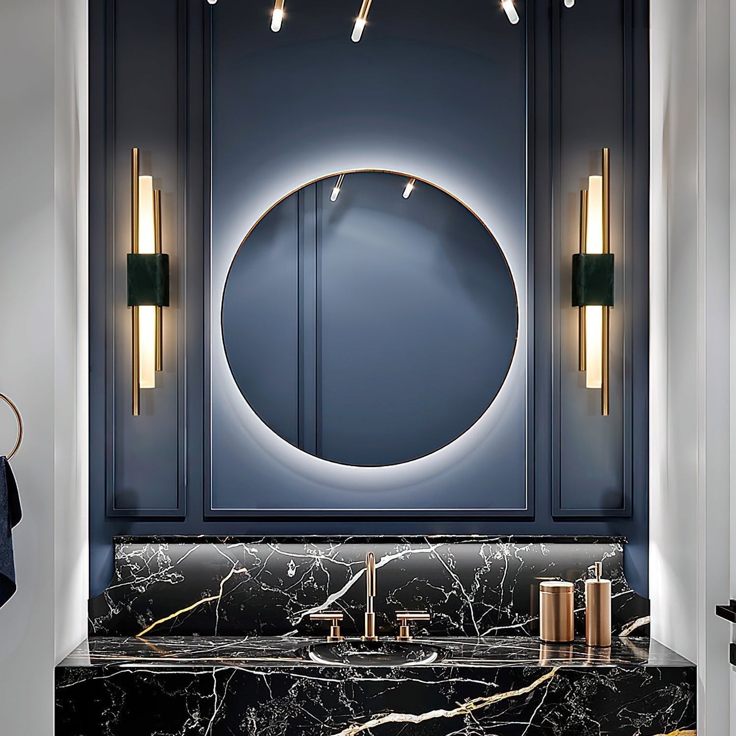 Mildred Muurverlichting in Premium Marmer Nordic