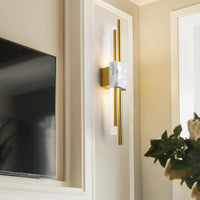 Mildred Muurverlichting in Premium Marmer Nordic