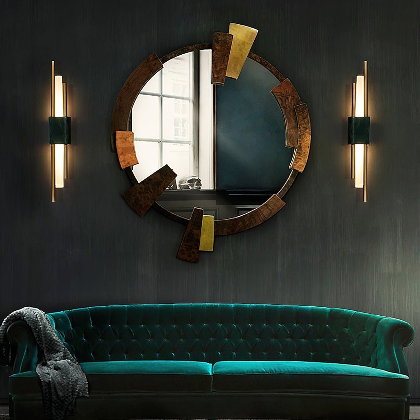 Mildred Muurverlichting in Premium Marmer Nordic