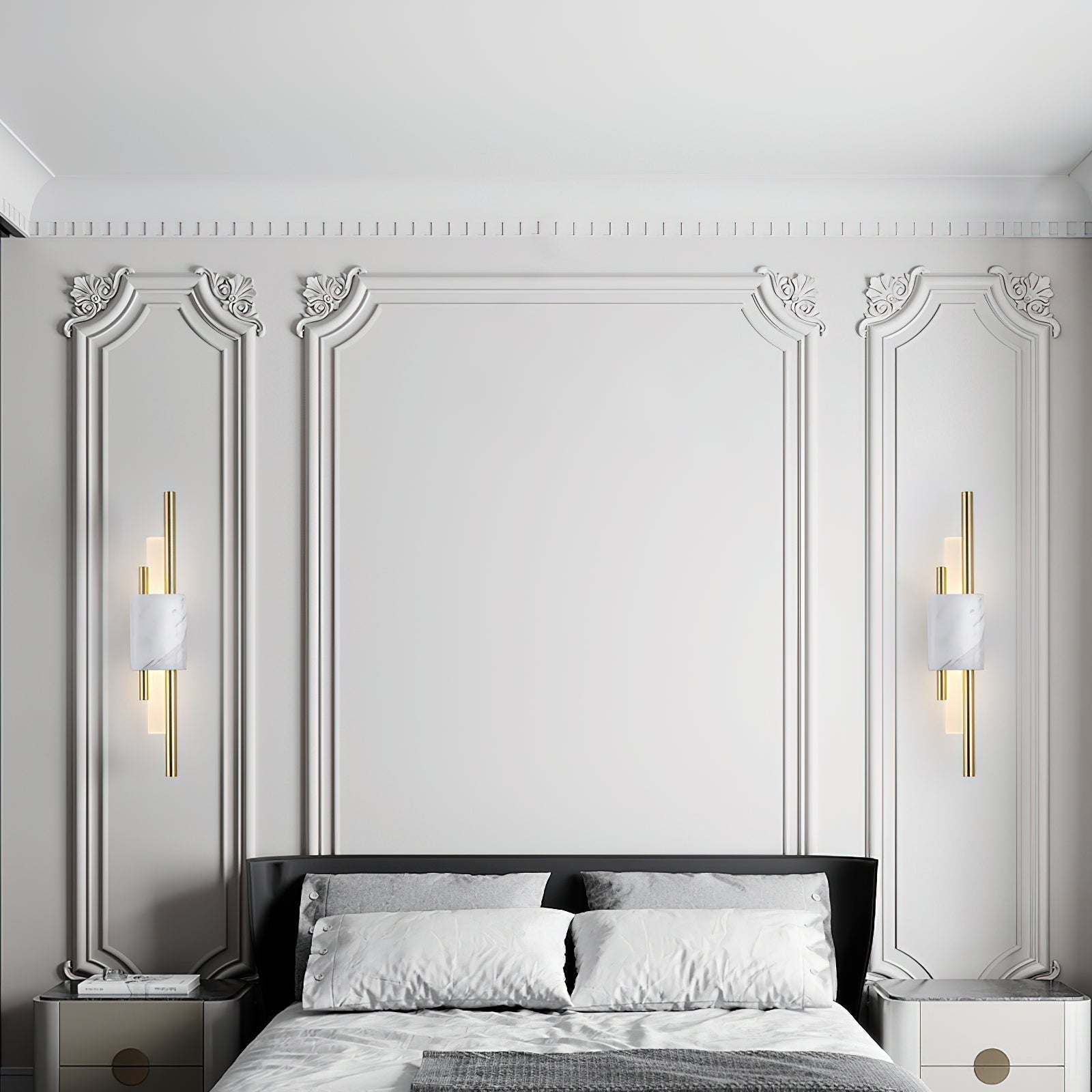 Mildred Muurverlichting in Premium Marmer Nordic