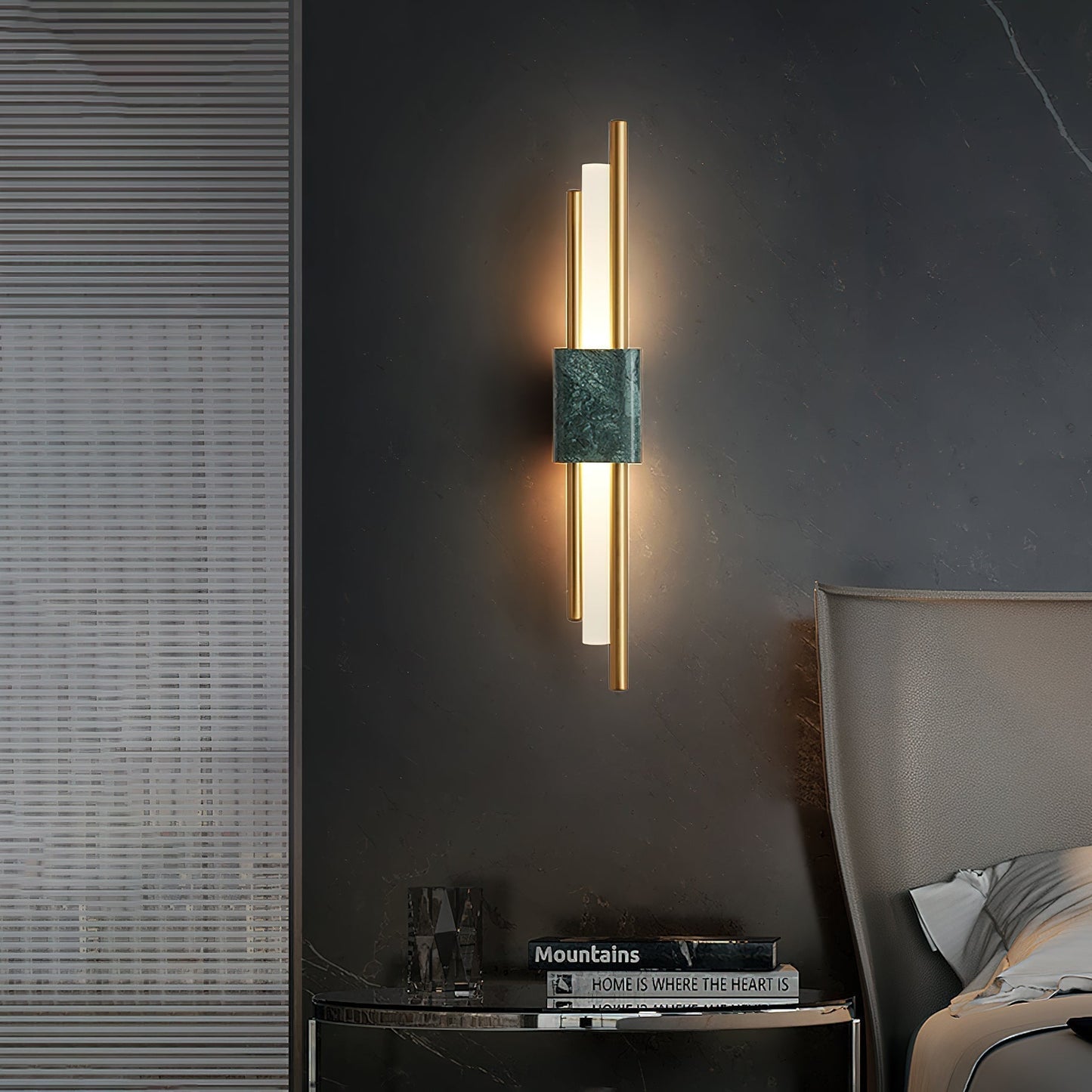 Mildred Muurverlichting in Premium Marmer Nordic