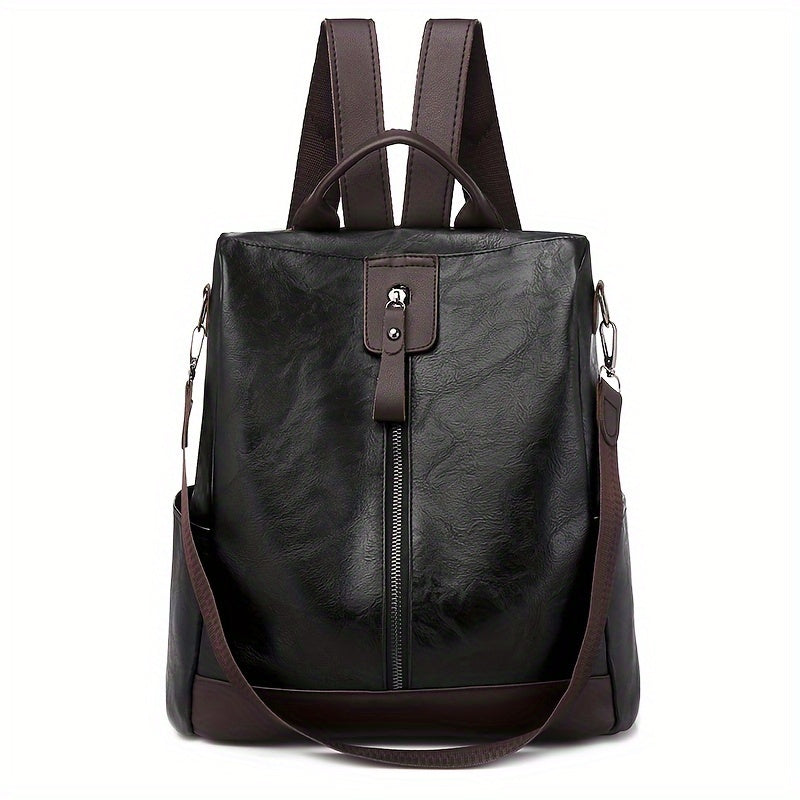 Veilige damesrugzak van vegan leer - Stijlvol & doordacht