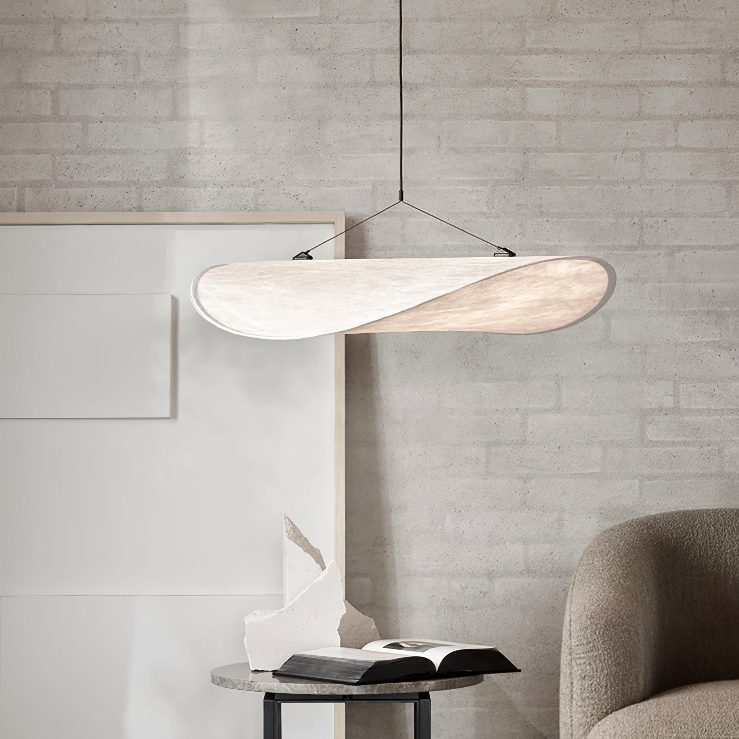 Sereca Hanglamp van Papier en Glasvezel