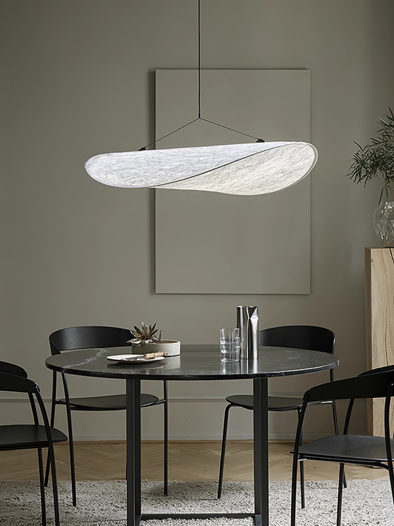 Sereca Hanglamp van Papier en Glasvezel