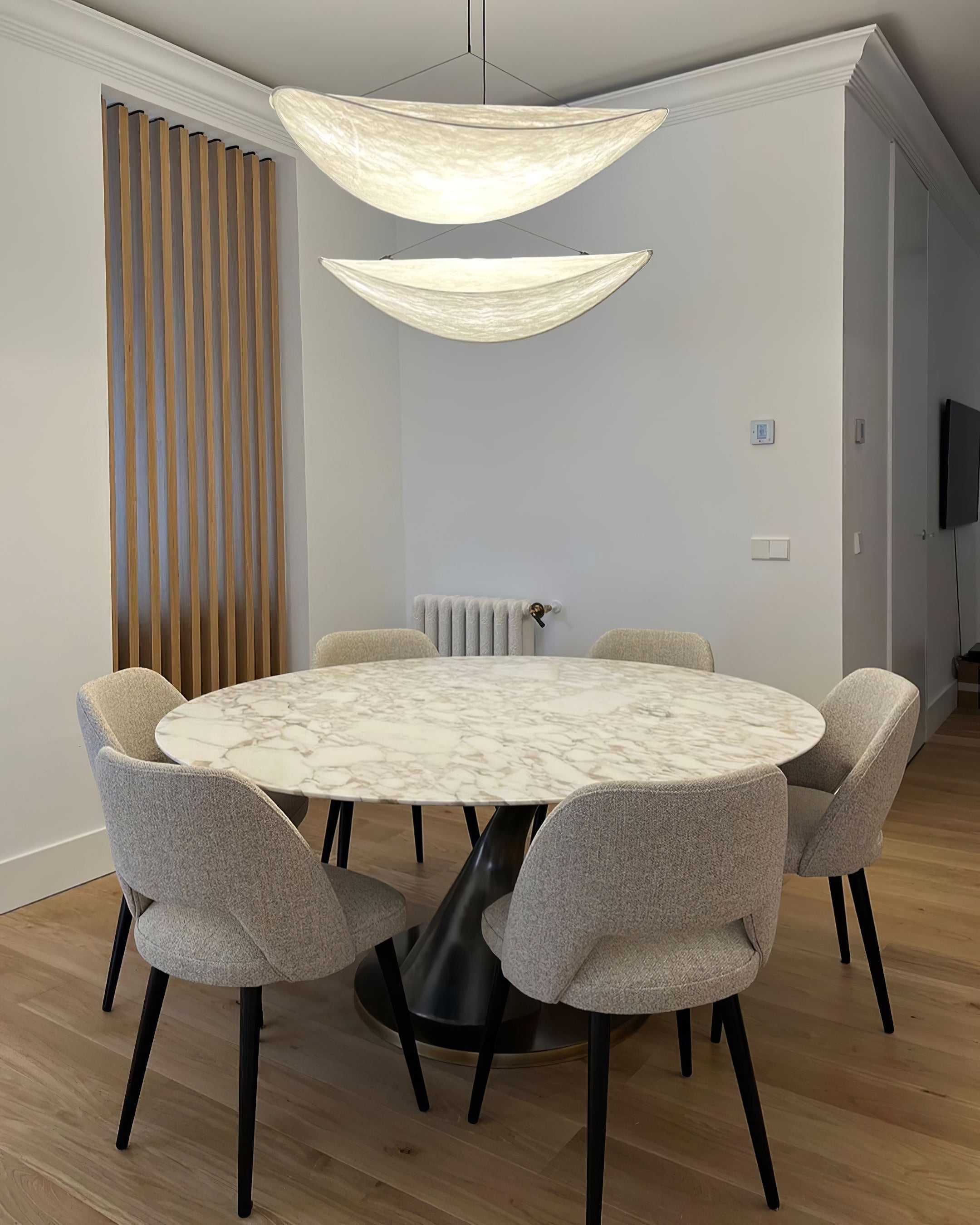 Sereca Hanglamp van Papier en Glasvezel