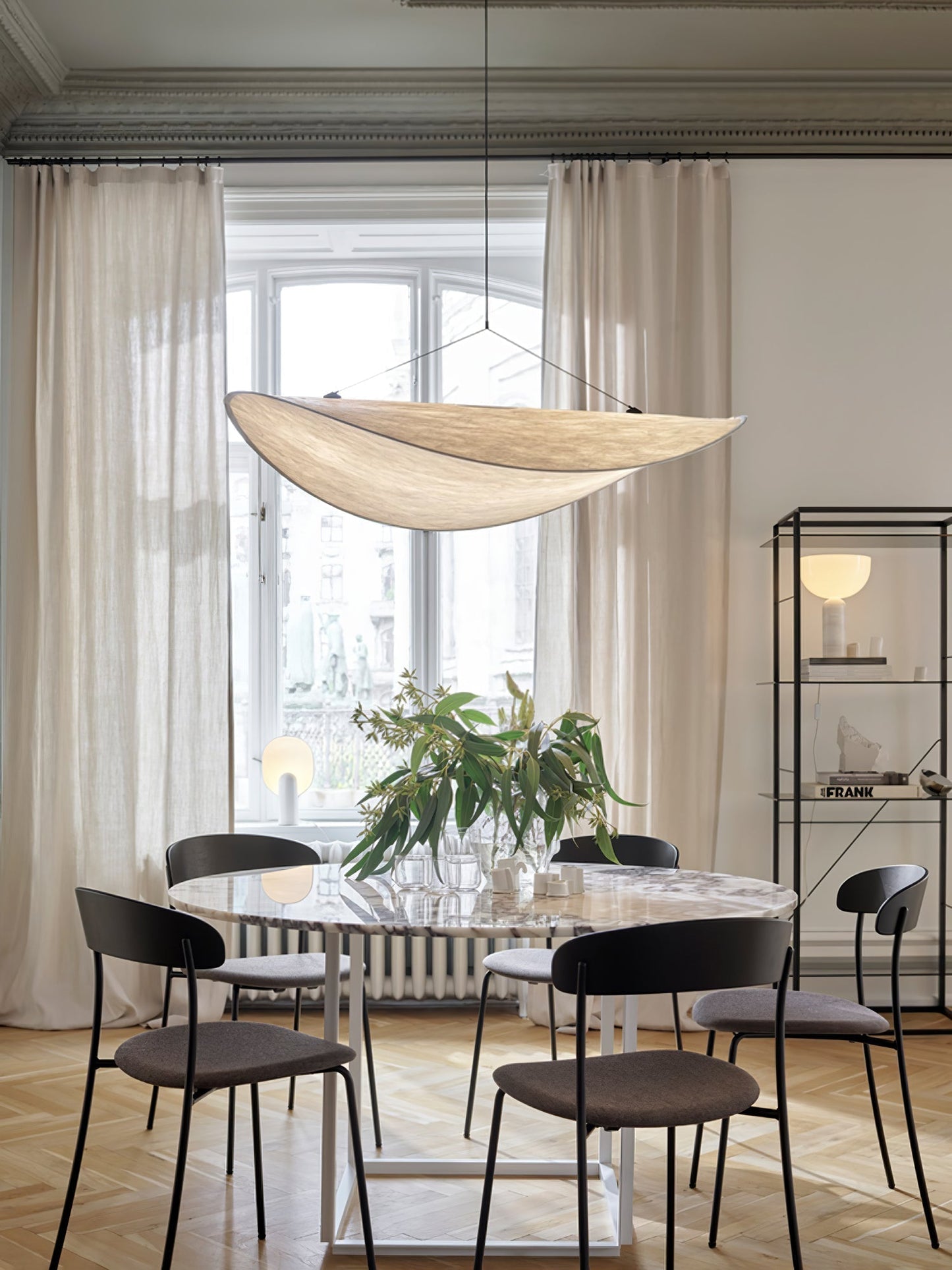 Sereca Hanglamp van Papier en Glasvezel
