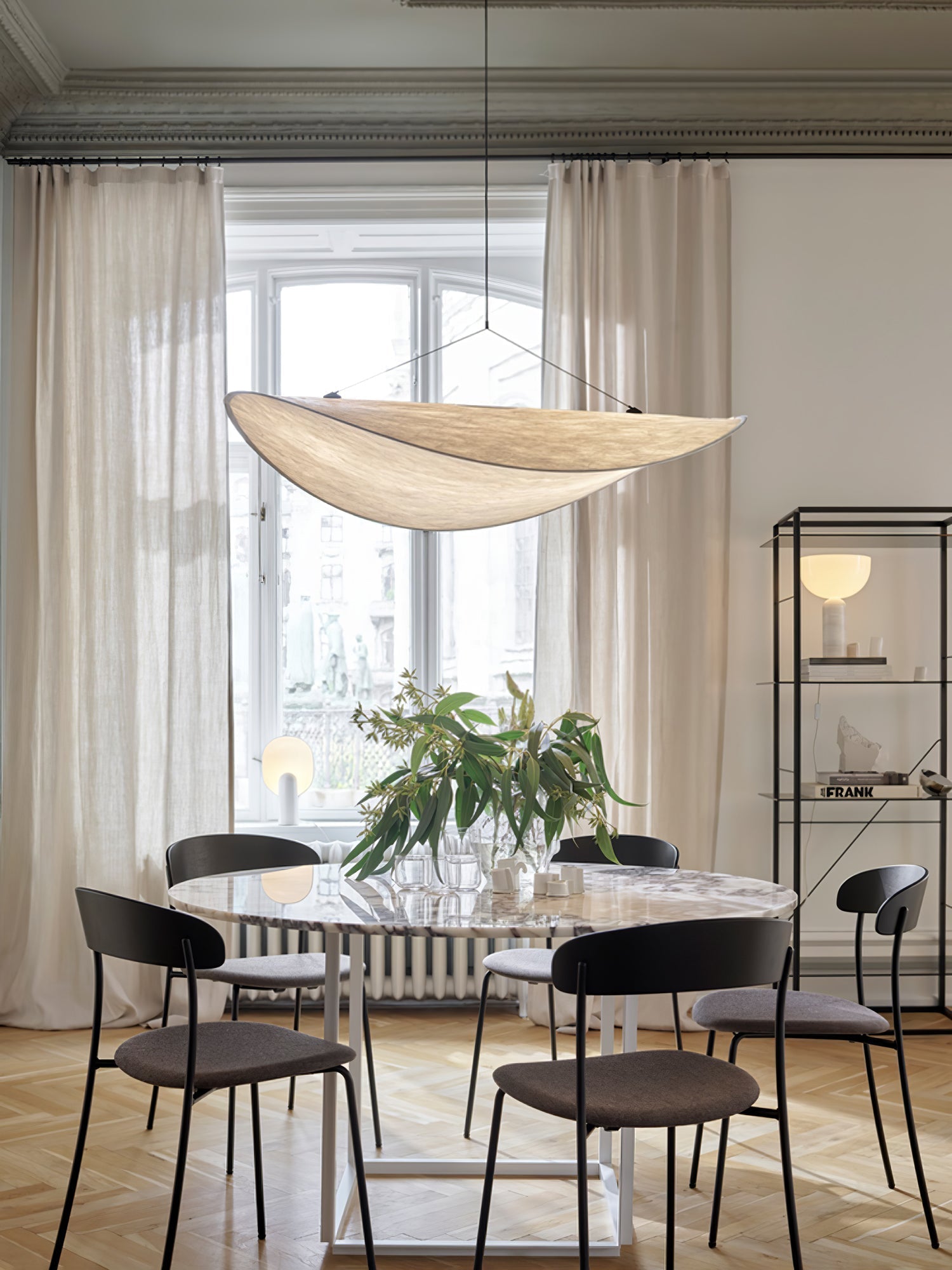 Sereca Hanglamp van Papier en Glasvezel