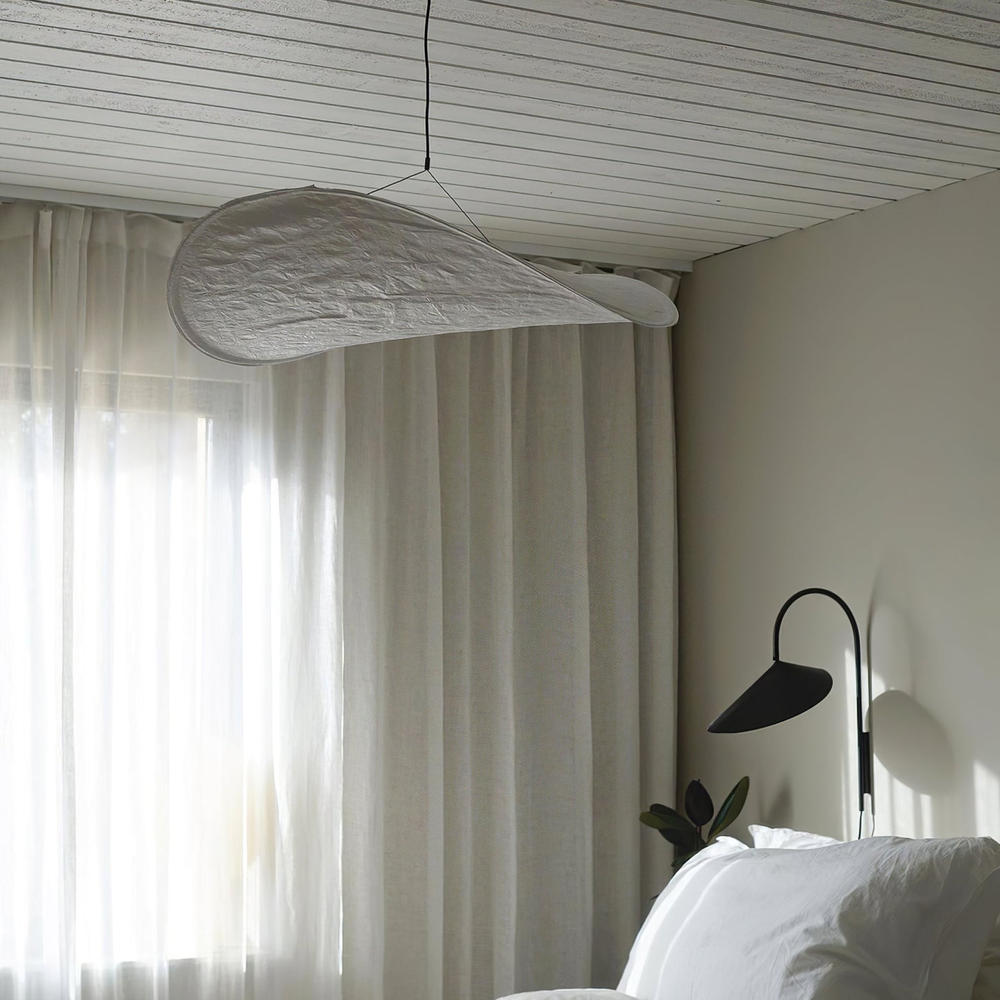 Sereca Hanglamp van Papier en Glasvezel