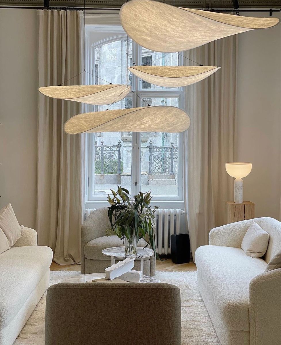 Sereca Hanglamp van Papier en Glasvezel