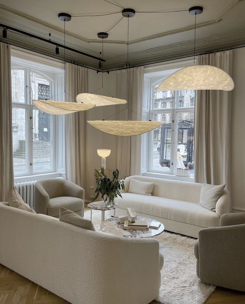 Sereca Hanglamp van Papier en Glasvezel